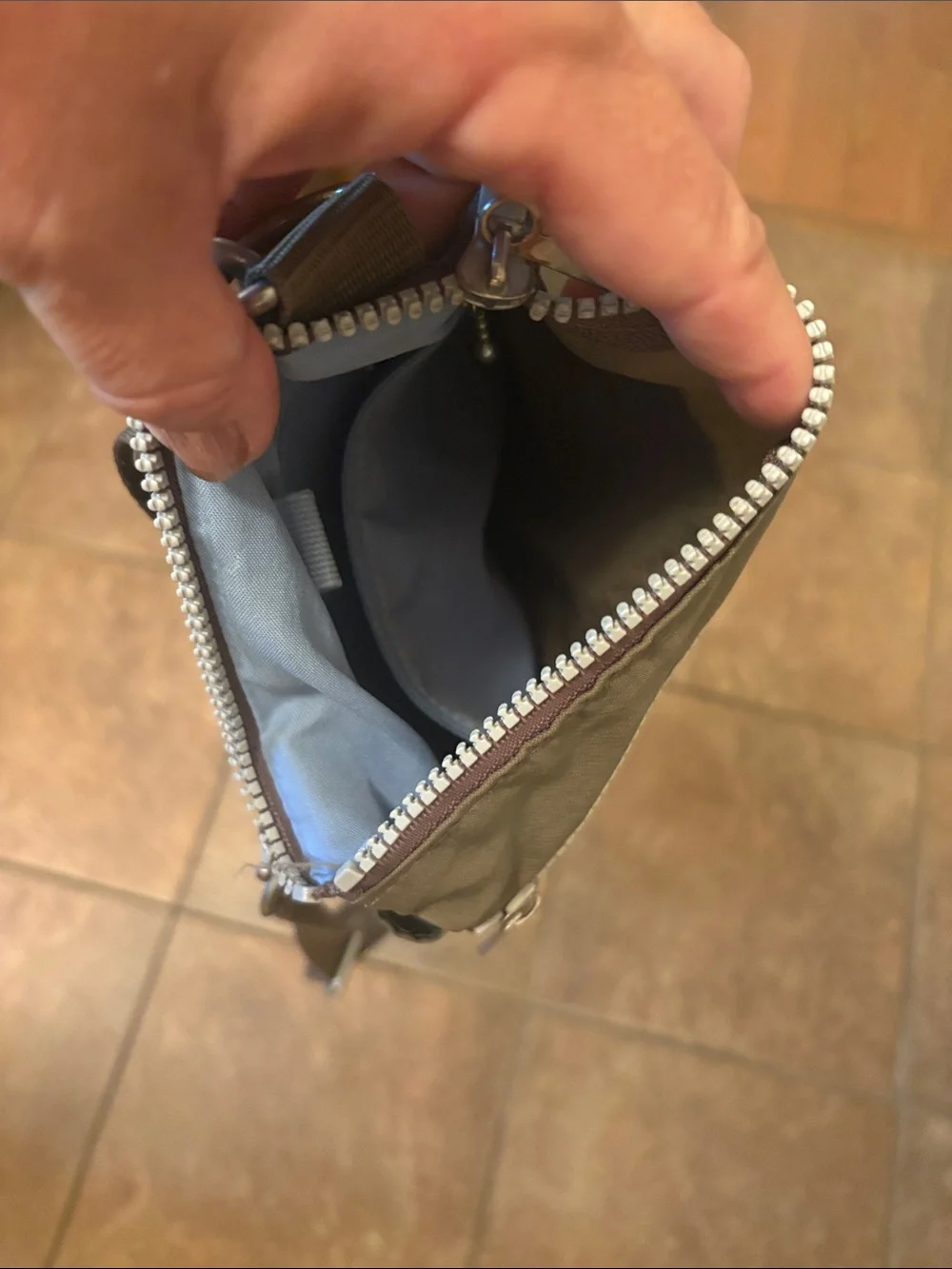 Baggallini Nylon Multi-Pocket Crossbody Travel Bag with Removable Strap